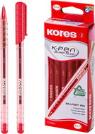 KORES K1 Pen F - 0.7 mm, red - pack of 12 - Ballpoint Pen