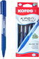 Kugelschreiber KORES K6 Pen, F - 0,7 mm, blau - 12er-Pack - Kuličkové pero
