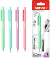 Micro Pencil KORES Grafitos M2 with spare ink, 0.5 mm, mix of pastel colours (1 pc) - Mikrotužka