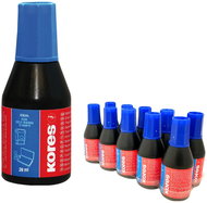 KORES 28 ml blue - pack of 10 - Stamp Ink