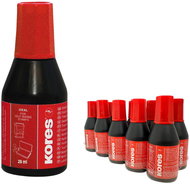 KORES 28 ml red - pack of 10 - Stamp Ink