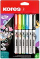 KORES Kreative Marker Selection, akrylové, 6 barev