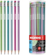 KORES Grafitos Style Metallic, HB, trojhranná - balení 30 ks - Pencil