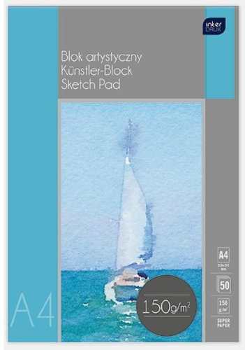 Interdruk Sketch Pad premium A4 150g 50 l. - Sketchbook - Main image