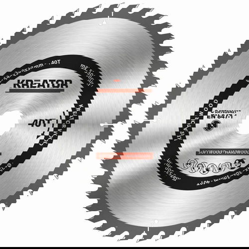 KREATOR Pilový kotouč na dřevo 254mm 40T KRT020427 - Pilový kotouč - Hlavní obrázek