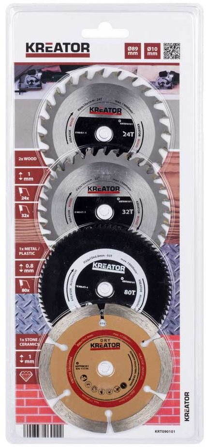 Kreator KRT090101 fűrészlap készlet