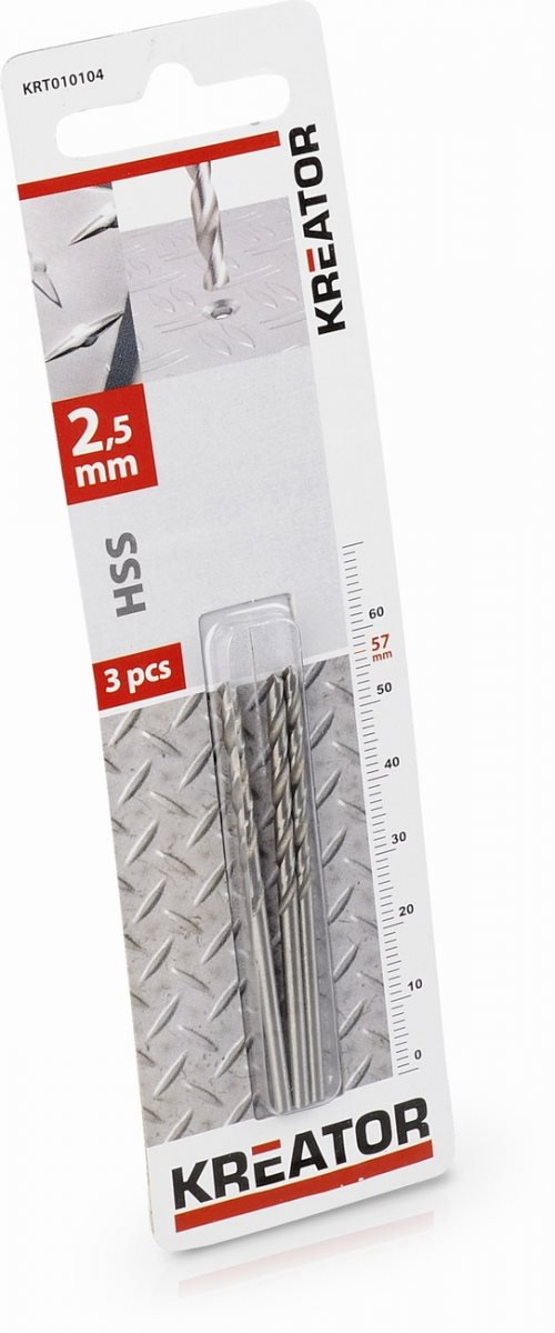 Kreator fémfúrószár 2,5 mm HSS