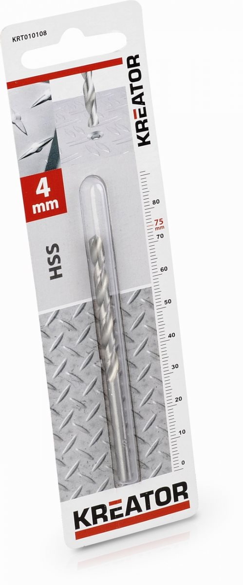 Kreator fémfúrószár 4 mm HSS