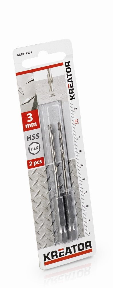 Kreator fémfúrószár HEX 3,0 mm HSS