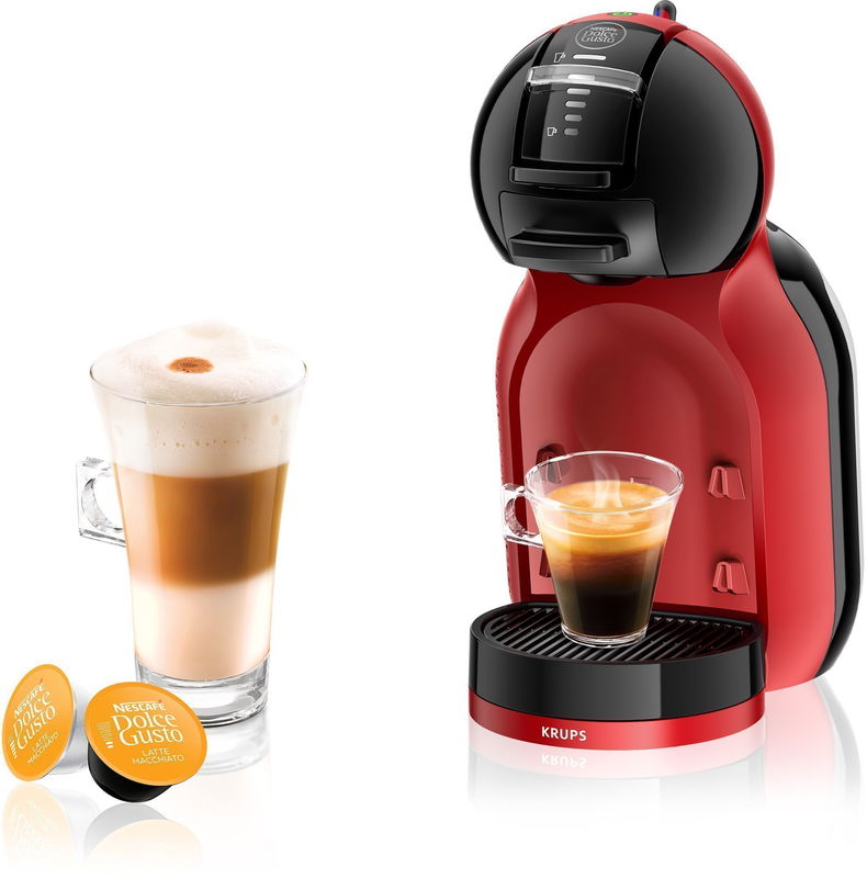 KRUPS KP123H10 Nescafé Dolce Gusto Mini Me, piros/fekete