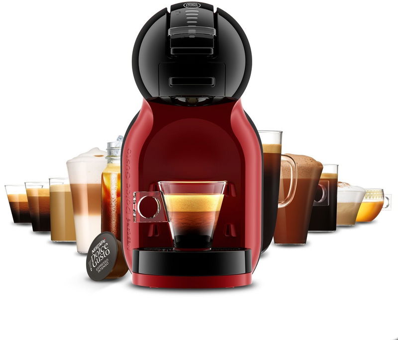 KRUPS KP123H10 Nescafé Dolce Gusto Mini Me, piros/fekete
