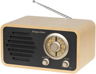 Kruger&Matz KM00828, Retro, barna - Rádió