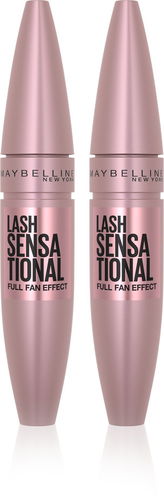 MAYBELLINE NEW YORK Lash Sensational Mascara Black 2 × 9,5 ml - Maskara - Hlavný obrázok