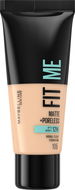 MAYBELLINE NEW YORK Fit Me Matte & Poreless Alapozó 105 Natural Ivory 30 ml - Alapozó