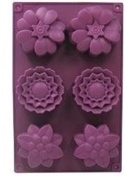 EKOKOZA Soap or chocolate moulds - flowers No.2 - Soap Mould - Main image