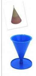 EKOKOZA Blue candle moulds - cone 1 piece - Candle Mould - Main image