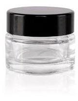 EKOKOZA Glass cup, 5ml, black cap - Cosmetic Container - Main image