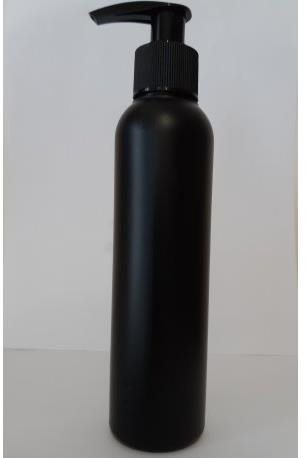 EKOKOZA Black bottle, 150 ml, HDPE, 24/410, pump cap - Cosmetic Container - Main image