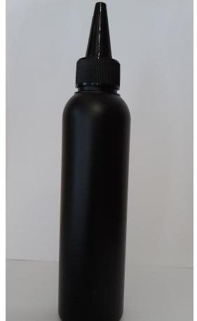 EKOKOZA Black bottle, 150 ml, HDPE, 24/410, nozzle cap - Cosmetic Container - Main image