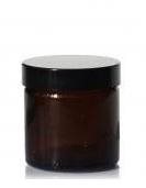 EKOKOZA B - 60ml glass with black lid - Cosmetic Container - Main image