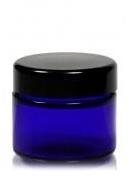 EKOKOZA 50ml glass container for cream blue - Cosmetic Container - Main image