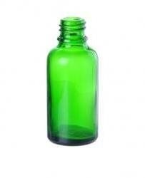 EKOKOZA Glass bottle, GREEN, 30ml - Cosmetic Container - Main image