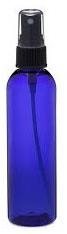 EKOKOZA Blue PET bottle 100ml with atomizer - Cosmetic Container - Main image