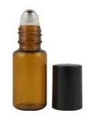 EKOKOZA Roll-on glass, brown glass 5ml - Cosmetic Container - Main image