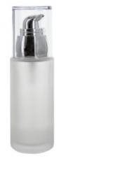 EKOKOZA Glass bottle 50ml with pump - Cosmetic Container - Main image
