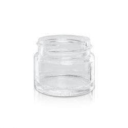 EKOKOZA 15ml glass container for cream - gold cap - Cosmetic Container - Main image