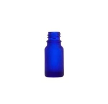 EKOKOZA Frosted glass bottle, 10ml MAT blue - Cosmetic Container - Main image
