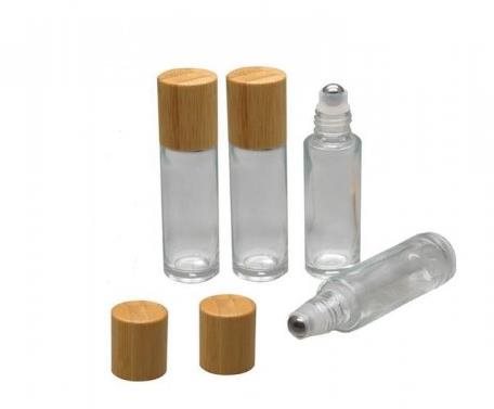 EKOKOZA Roll-on, 10ml with metal ball and bamboo cap - Cosmetic Container - Main image