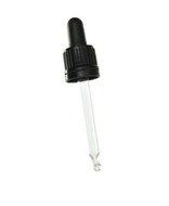 EKOKOZA Cap with safety ring - black pipette for 30ml bottle - Pipette