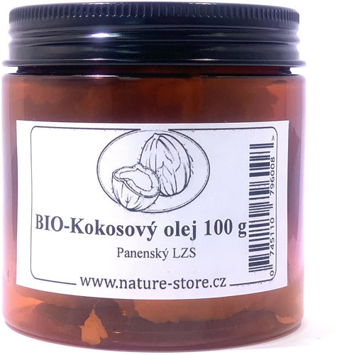 NATURE-STORE coconut oil organic, virgin 100 g - Plant Butter - Main image