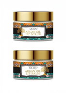 OLI-OLY Lip Set with Argan Oil "Sweet" - Lip Scrub & Lip Balm - Cosmetic Set