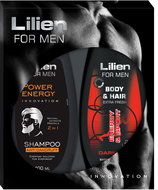 LILIEN set for Men Dark Red 800 ml - Cosmetic Gift Set