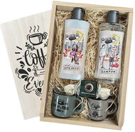 BOHEMIA GIFTS Wooden gift box small - Coffee - Cosmetic Gift Set