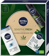 NIVEA MEN Ajándékcsomag érzékeny arcbőrre és bőrre szánt kozmetikumokkal - Kozmetikai ajándékcsomag