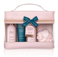 BAYLIS & HARDING Large toiletry bag with body care 5pcs - Jojoba, vanilla & almond oil - Cosmetic Gift Set