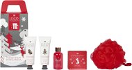 GRACE COLE Fürdő- és testkozmetikai ajándékszett - Karácsonyi cukorka és Vanília, 4 db - Kozmetikai ajándékcsomag