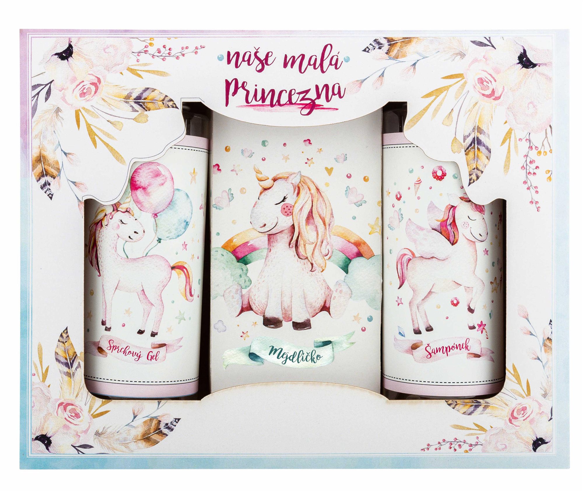 BOHEMIA GIFTS ajándékkészlet gyerekeknek, Egyszarvú