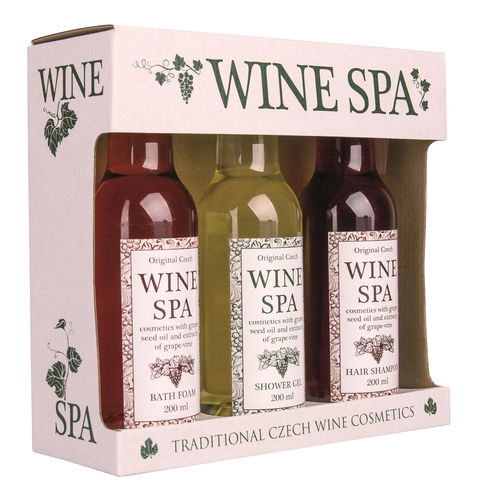 BOHEMIA GIFTS dárková sada Wine Spa - Dárková kosmetická sada - Hlavní obrázek