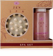 ACCENTRA Zen Spa wellness szett masszázskefével - Kozmetikai ajándékcsomag