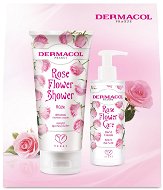 DERMACOL Rose Flower Set 350ml - Kozmetikai ajándékcsomag