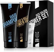 ANGRY BEARDS Shower set Jack Saloon Set 468ml - Kozmetikai ajándékcsomag