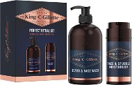 KING C. GILLETTE Beard Wash 350 ml + Moisturizer 100 ml - Darčeková sada kozmetiky