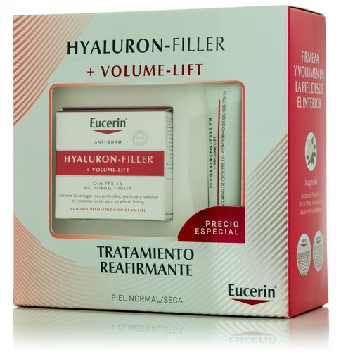 EUCERIN Hyaluron Filler + Volume-Lift Día Piel Normal Mixta Set 2 Pcs - Cosmetic Gift Set - Main image