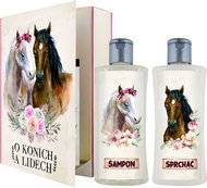 BOHEMIA GIFTS Book About horses and people 500 ml - Cosmetic Gift Set