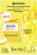 GARNIER Brightening Pack textile masks 4+1 pcs - Cosmetic Set