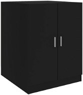 SHUMEE Skříňka nad pračku černá 71 × 71,5 × 91,5 cm - Koupelnová skříňka